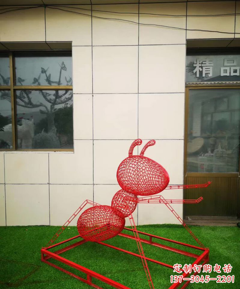 福建不锈钢镂空蚂蚁雕塑1