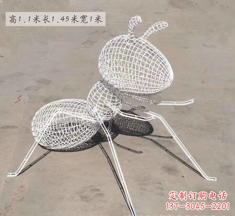 福建不锈钢镂空蚂蚁雕塑