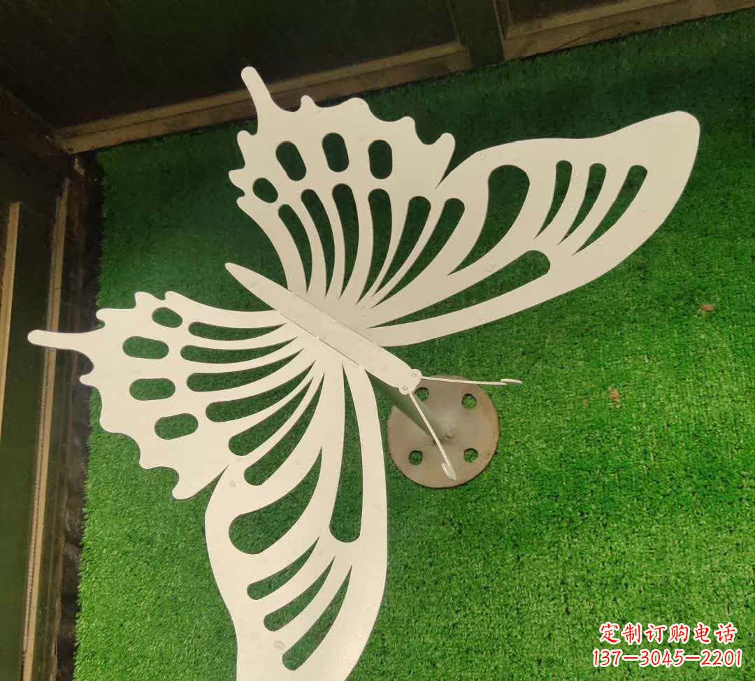 福建不锈钢镂空蝴蝶雕塑灵动翩跹