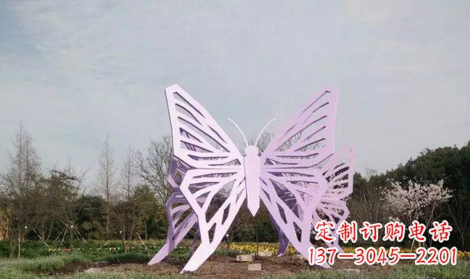 福建不锈钢旅游区蝴蝶雕塑
