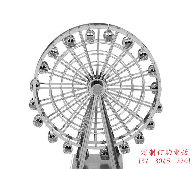福建不锈钢摩天轮雕塑引领城市风采