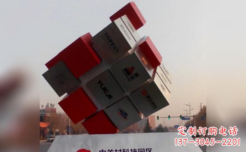 福建不锈钢魔方雕塑艺术精灵的精彩表现