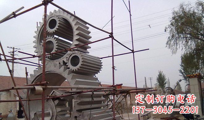 福建不锈钢农机厂齿轮雕塑