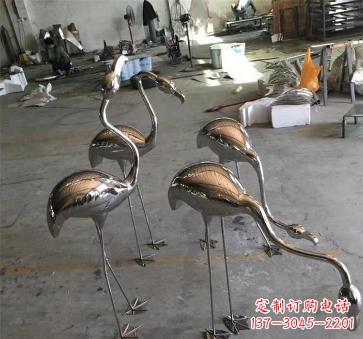 福建不锈钢火烈鸟雕塑给家园带来灿烂的光芒
