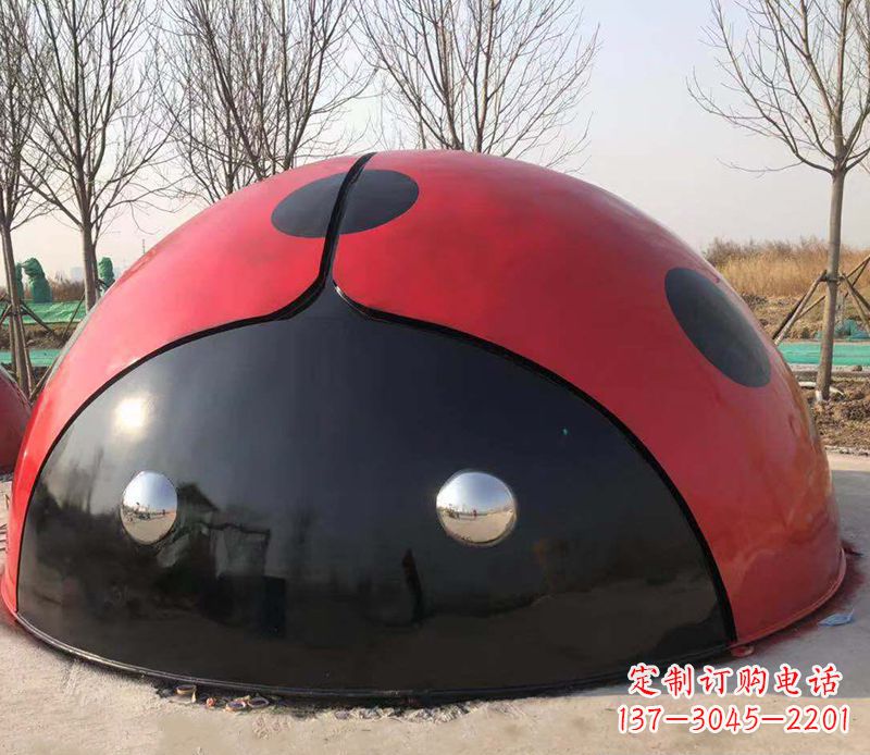 福建不锈钢瓢虫雕塑精致的艺术之美