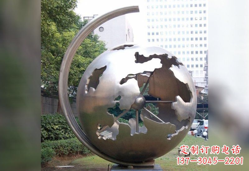 福建不锈钢地球仪雕塑艺术与科学的结合