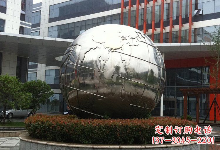 福建不锈钢地球雕塑传递环保意识