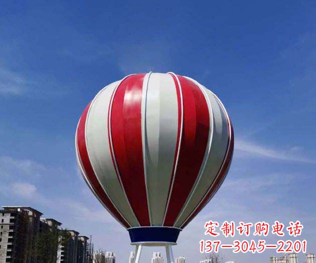 福建不锈钢热气球景观雕塑