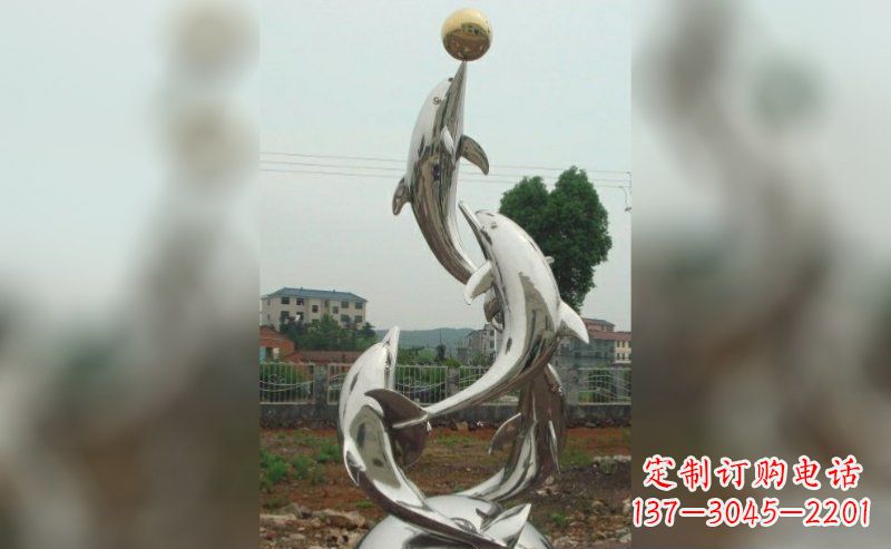 福建不锈钢海豚雕塑的美丽