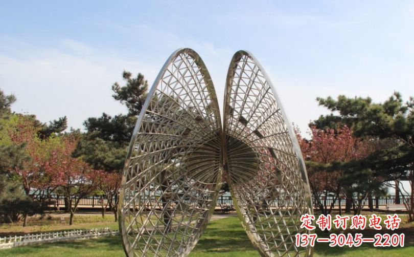 福建不锈钢扇贝公园景观雕塑