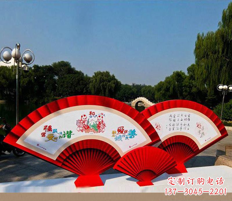 福建不锈钢价值观雕塑——见证社会主义核心价值观