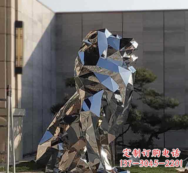 福建不锈钢狮子雕塑2