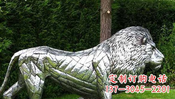 福建不锈钢狮子雕塑拥有经典古典风格