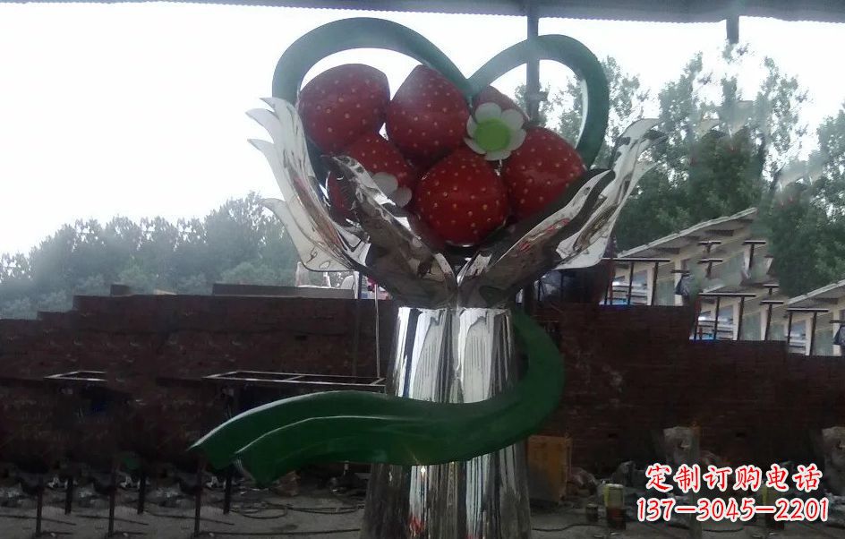 福建不锈钢水果雕塑精美绝伦
