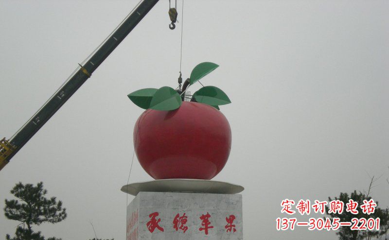 福建不锈钢苹果雕塑艺术与美学的完美结合