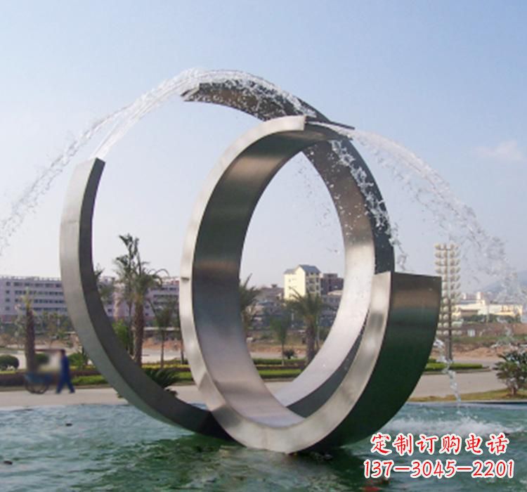 福建不锈钢喷泉雕塑美轮美奂的水景装置