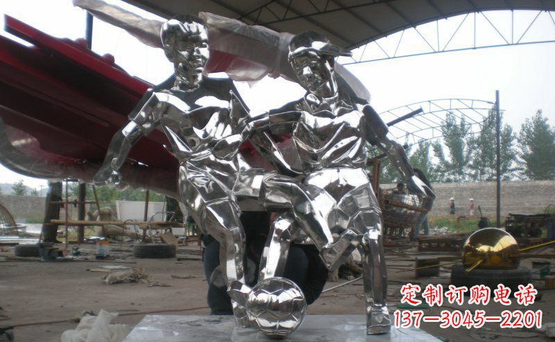 福建不锈钢足球雕塑