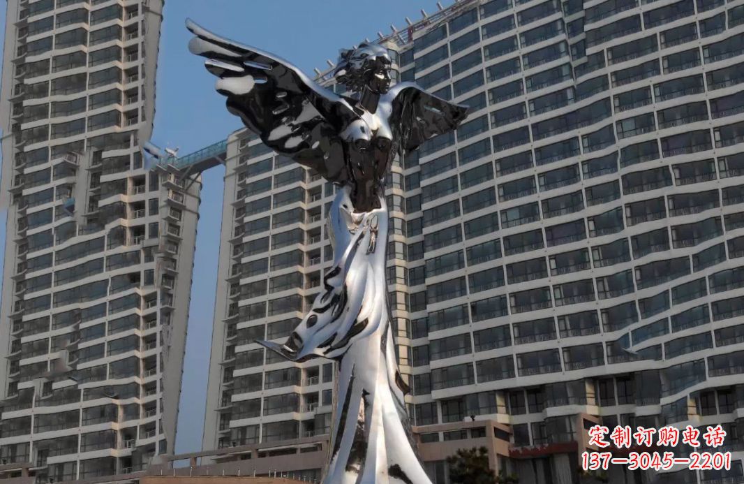 福建不锈钢天使灿烂的城市景观