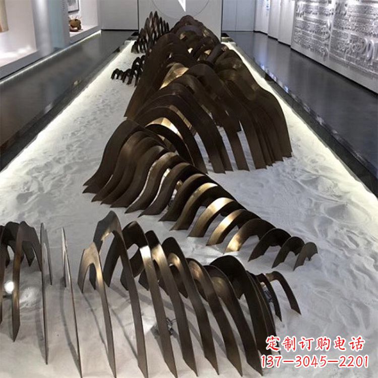 福建不锈钢铁艺假山雕塑让自然风景回归