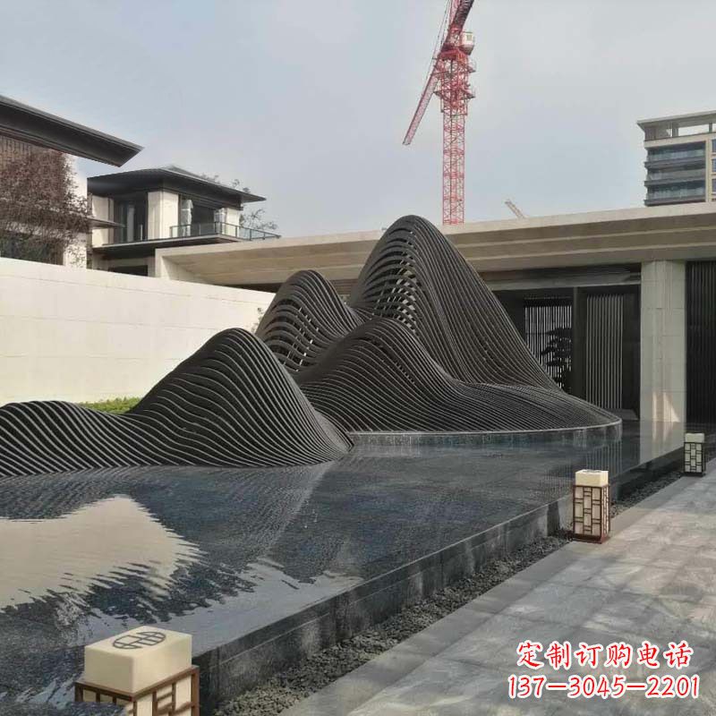 福建不锈钢铁艺假山艺术性的美化