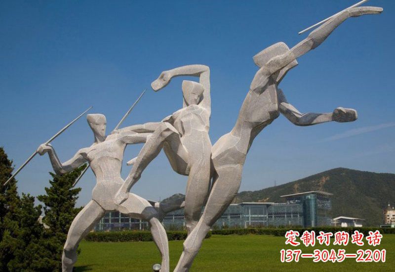 福建不锈钢投掷标枪人物 雕塑
