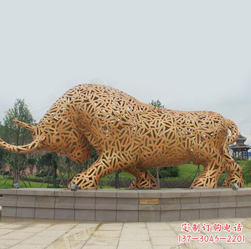 福建不锈钢网格动物雕塑——创造独特的公园景观