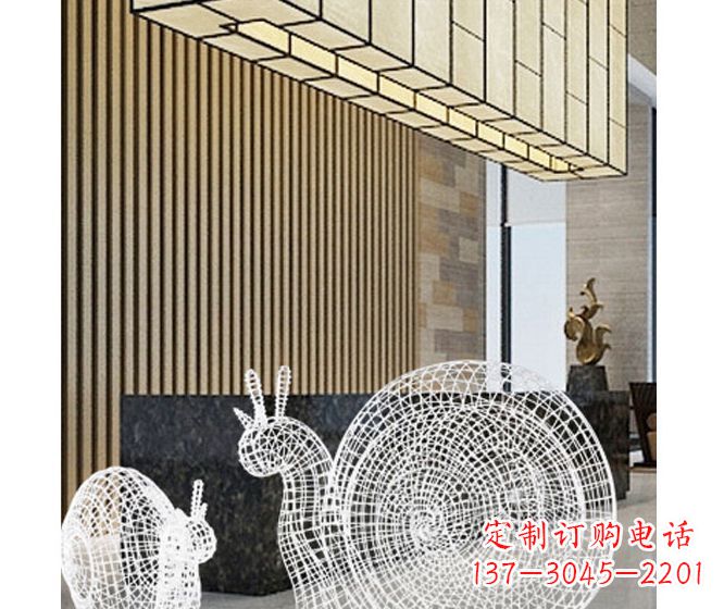 福建不锈钢蜗牛雕塑精致多姿
