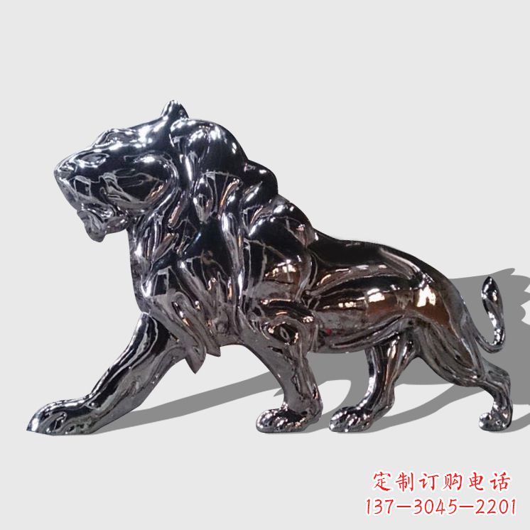 福建不锈钢西洋狮子雕塑