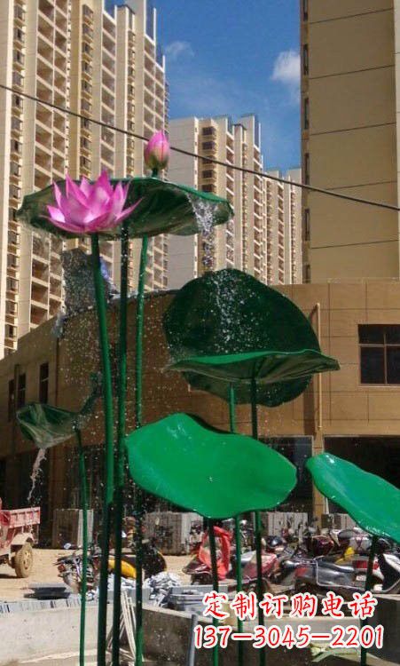 福建不锈钢精美莲花雕塑