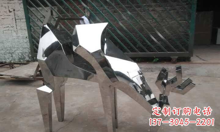 福建不锈钢小羊雕塑