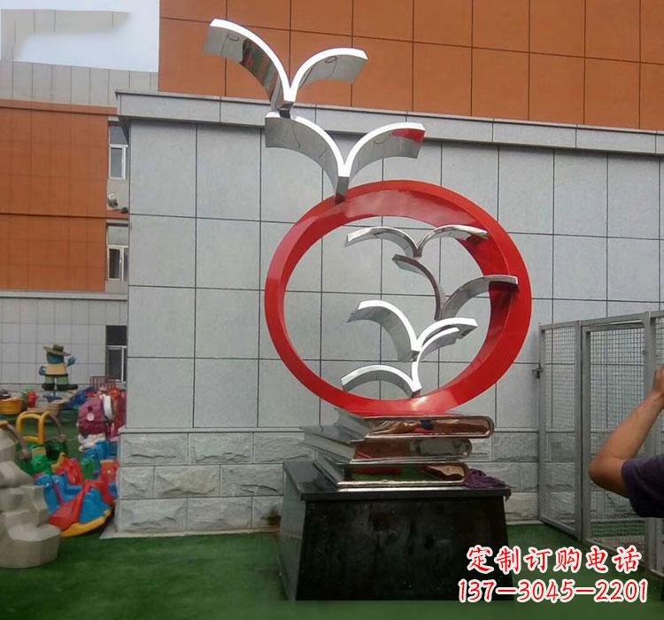 福建不锈钢书籍雕塑校园的精美装饰