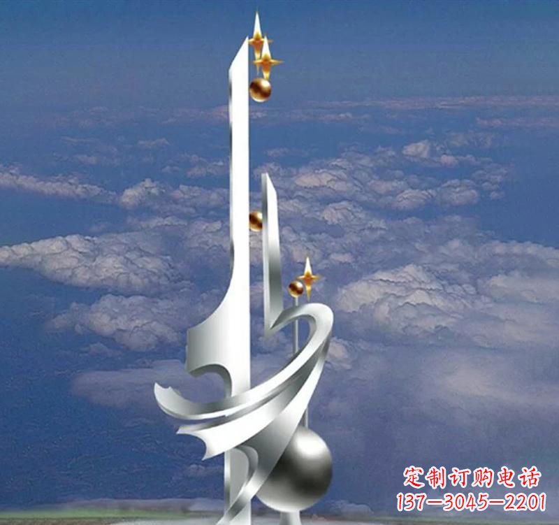 福建不锈钢校园书本雕塑传承知识文化