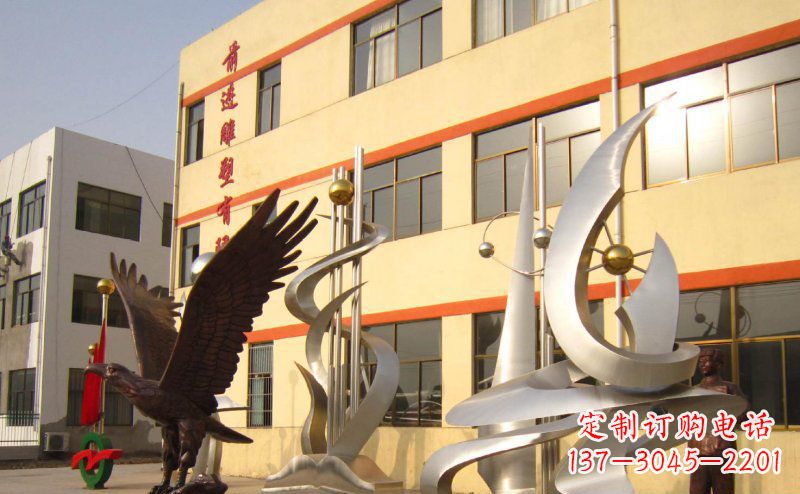 福建不锈钢雄鹰雕塑