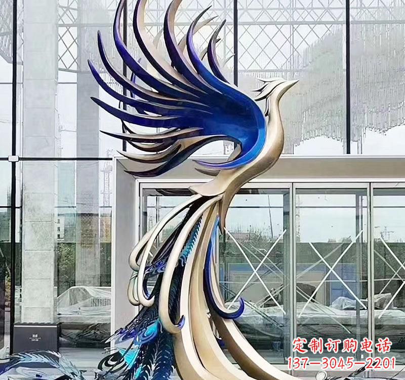 福建不锈钢艺术凤凰雕塑——璀璨夺目的艺术之美