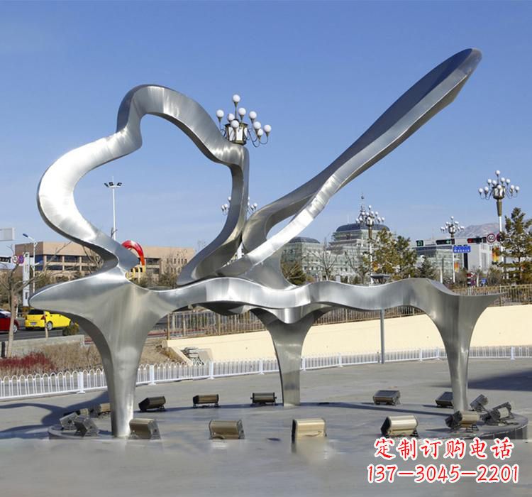 福建不锈钢艺术钢琴雕塑展现精致之美