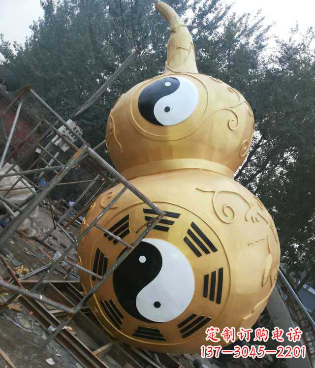 福建不锈钢艺术葫芦雕塑