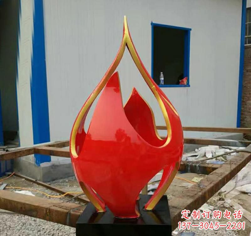 福建不锈钢艺术景观火龙果雕塑