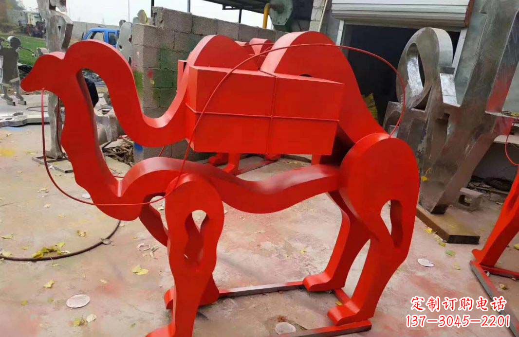 福建不锈钢艺术骆驼雕塑——雕塑精美的艺术之作