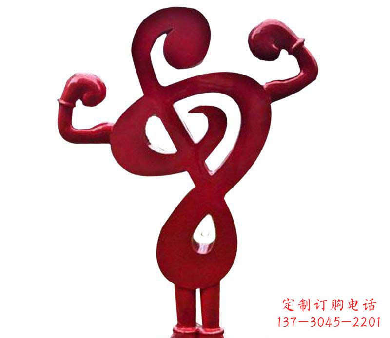 福建音符之美——不锈钢音符雕塑