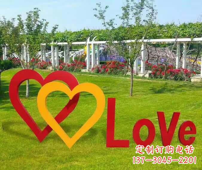 福建不锈钢字母雕塑优雅耐用的雕刻品