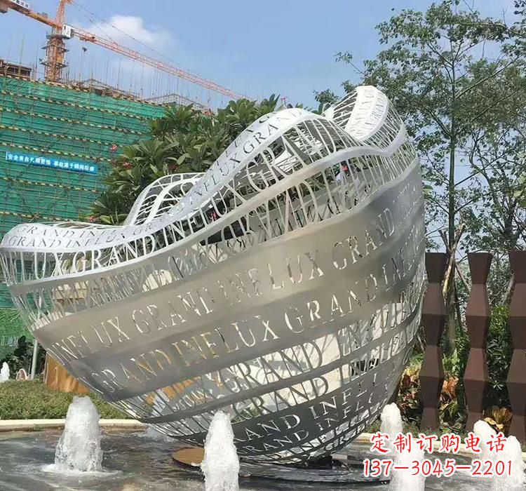 福建不锈钢元宝雕塑精致华贵的象征
