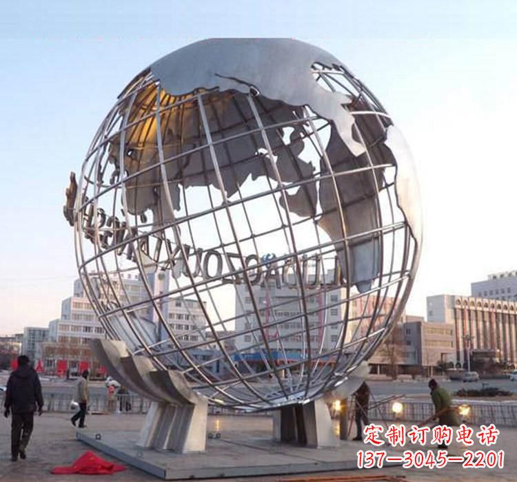 福建不锈钢地球仪雕塑一座充满美丽与灵性的艺术品