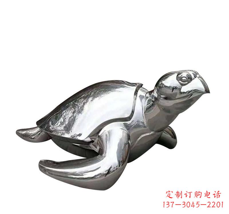 福建不锈钢海龟雕塑象征着长寿和坚强