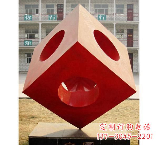 福建不锈钢园林魔方雕塑