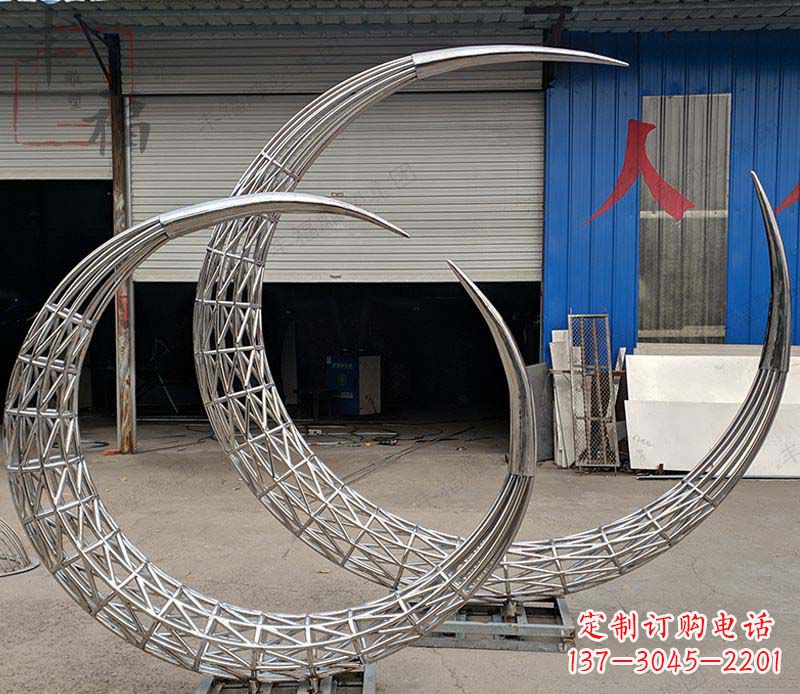 福建不锈钢月亮镂空摆件雕塑——让月亮闪耀你的家