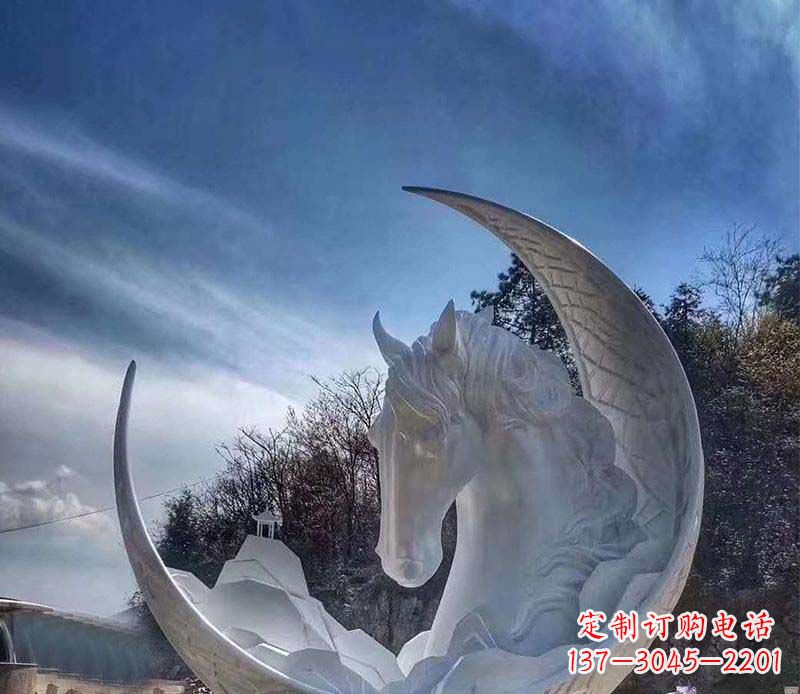 福建不锈钢月亮雕塑一种独特的艺术品