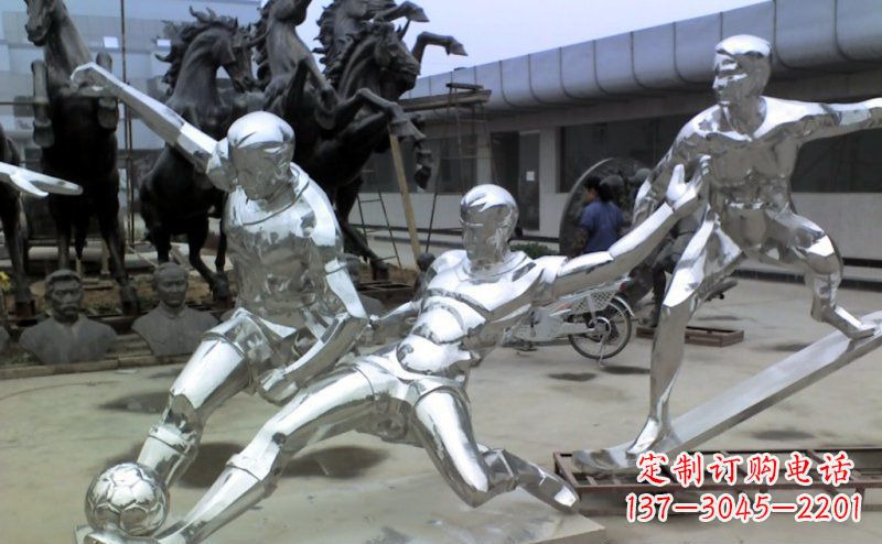福建不锈钢运动足球广场雕塑