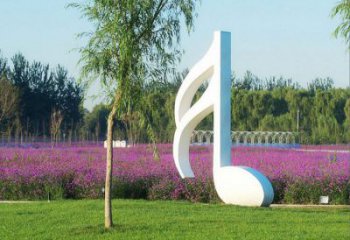 福建不锈钢音符雕塑——点亮园林的音乐之美