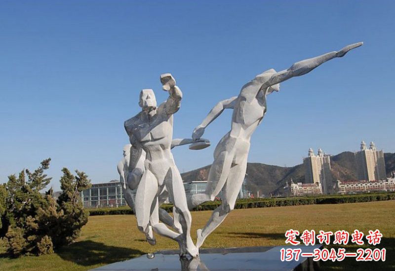 福建不锈钢运动员雕塑一种艺术的象征