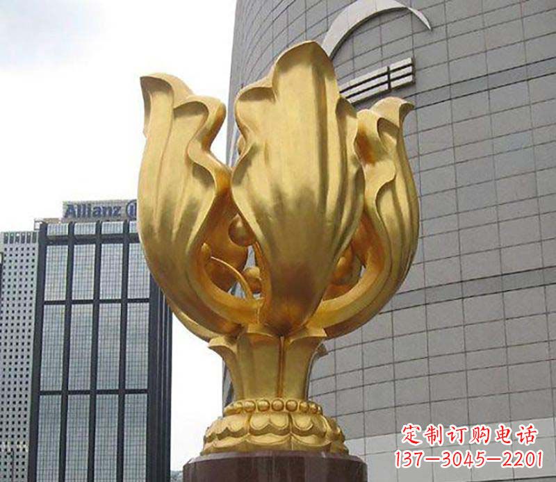 福建不锈钢紫荆花雕塑